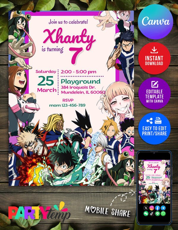 Amazing Digital My Hero Academia Birthday
